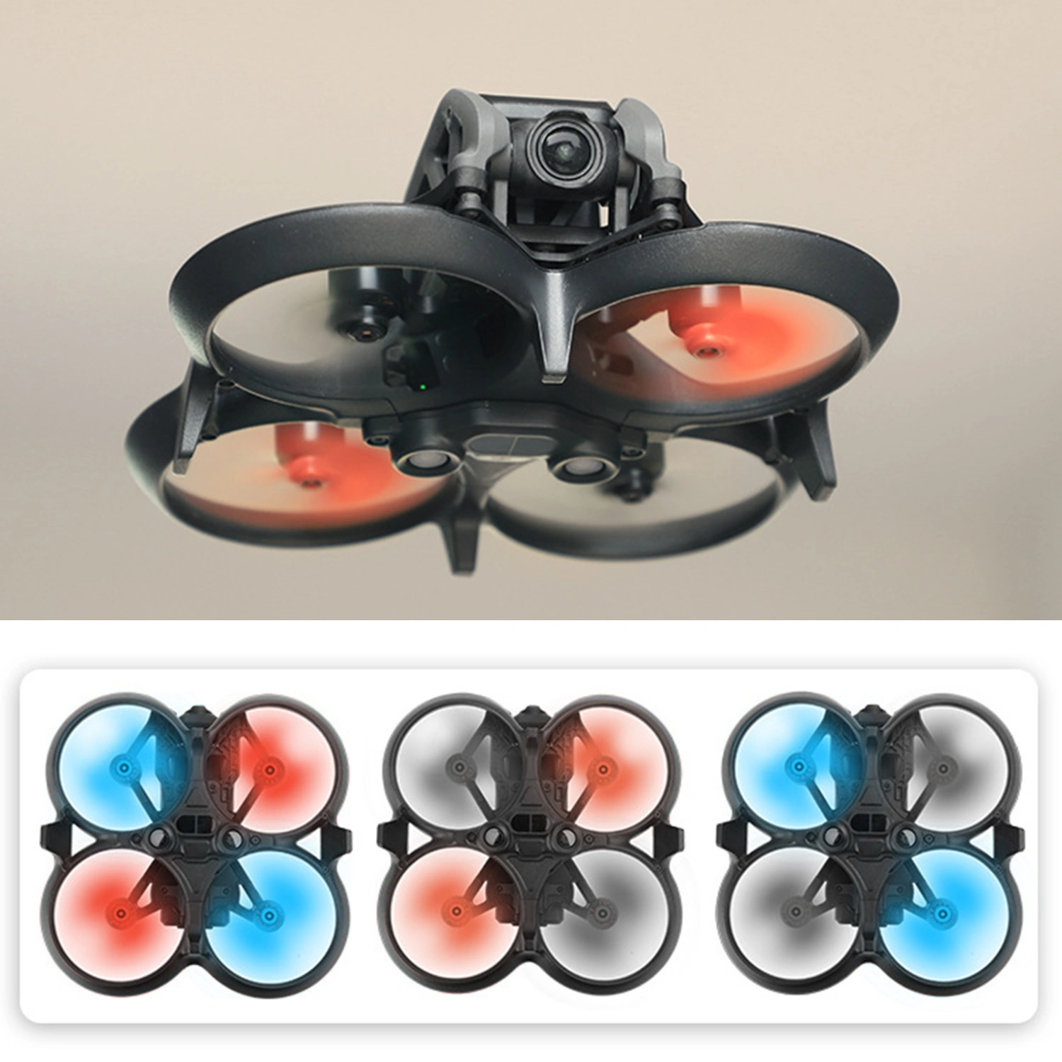 2 Pair Drone Propeller Ultra Light Provide Powerful Thrust Spare Parts Drone Props Blade Replacement for DJI Avata