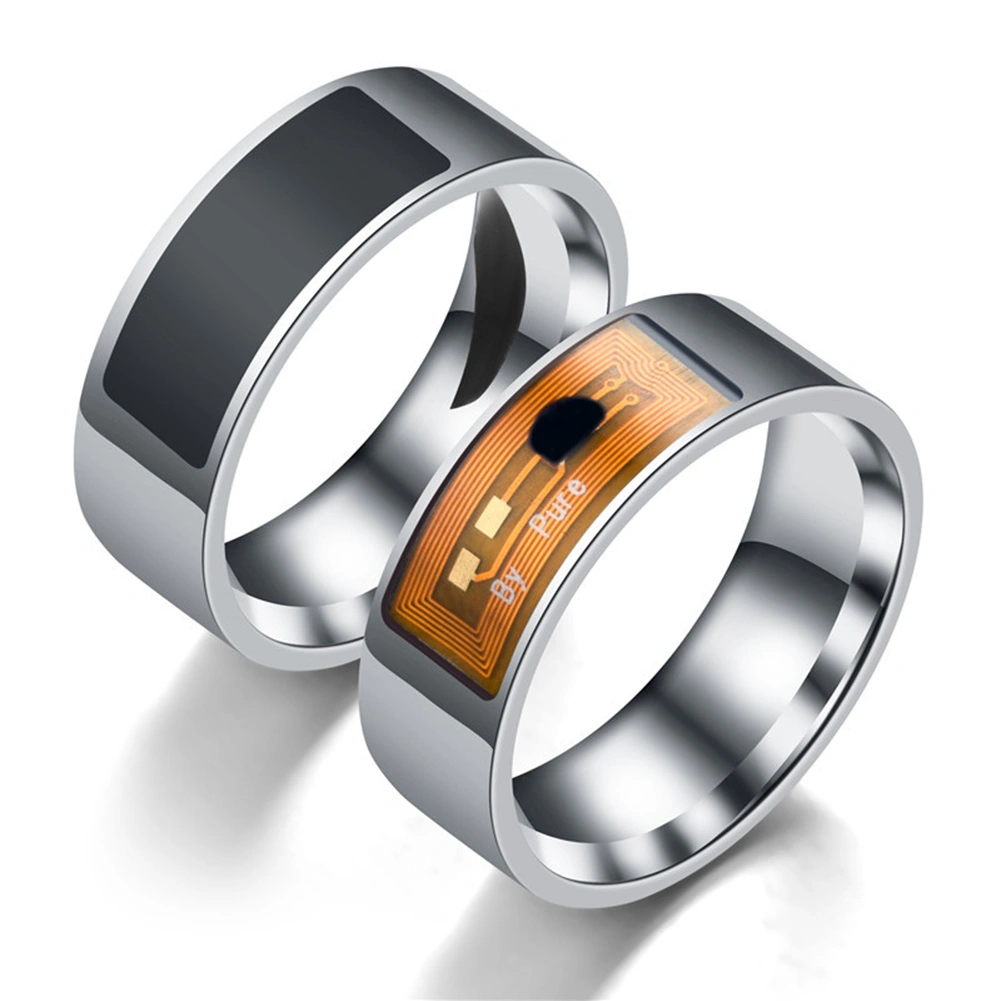 NFC Smart Magic Stainless Steel Wearable Fashion Finger Ring for Mobile Phone
