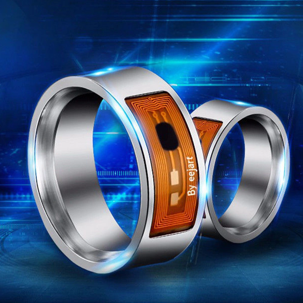 NFC Smart Magic Stainless Steel Wearable Fashion Finger Ring for Mobile Phone