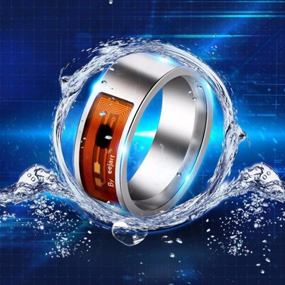 NFC Smart Magic Stainless Steel Wearable Fashion Finger Ring for Mobile Phone