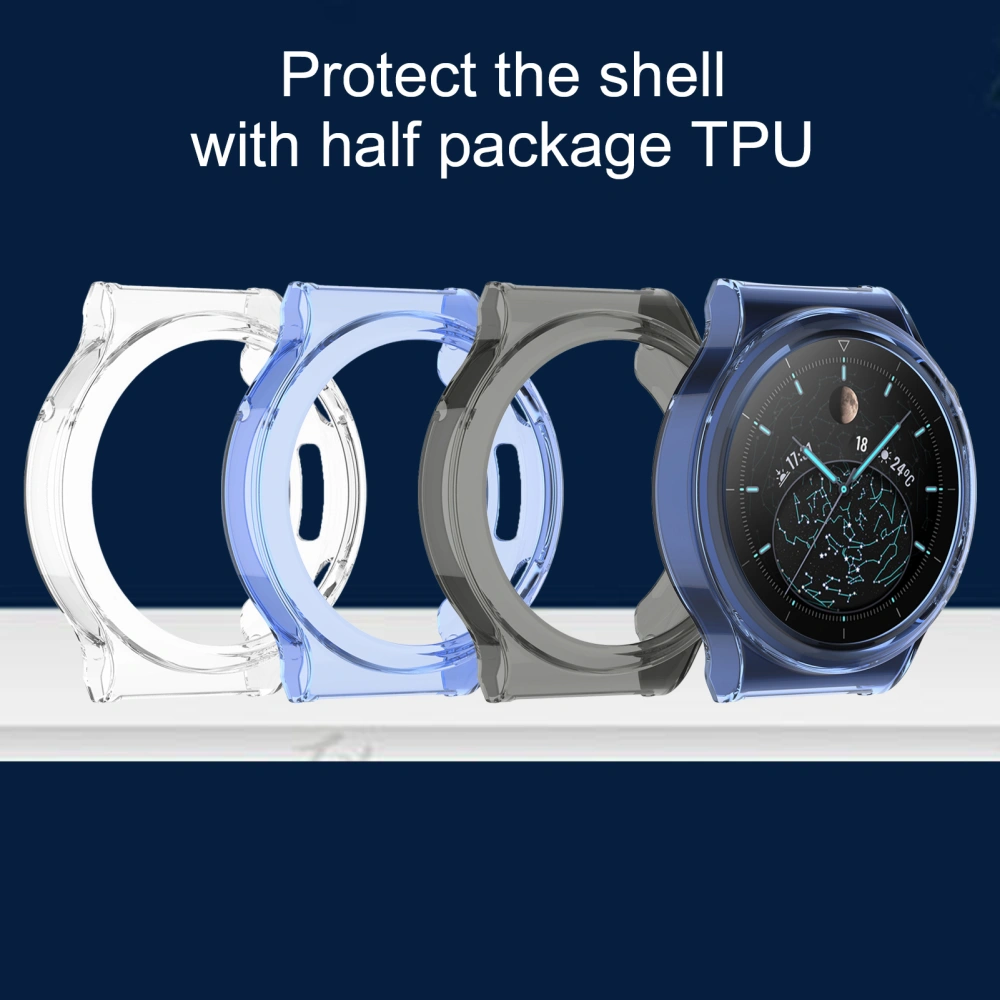 Portable Simple Full Protection TPU Smart Watch Screen Protector Protective Cover for Huawei GT2 PRO/ECG