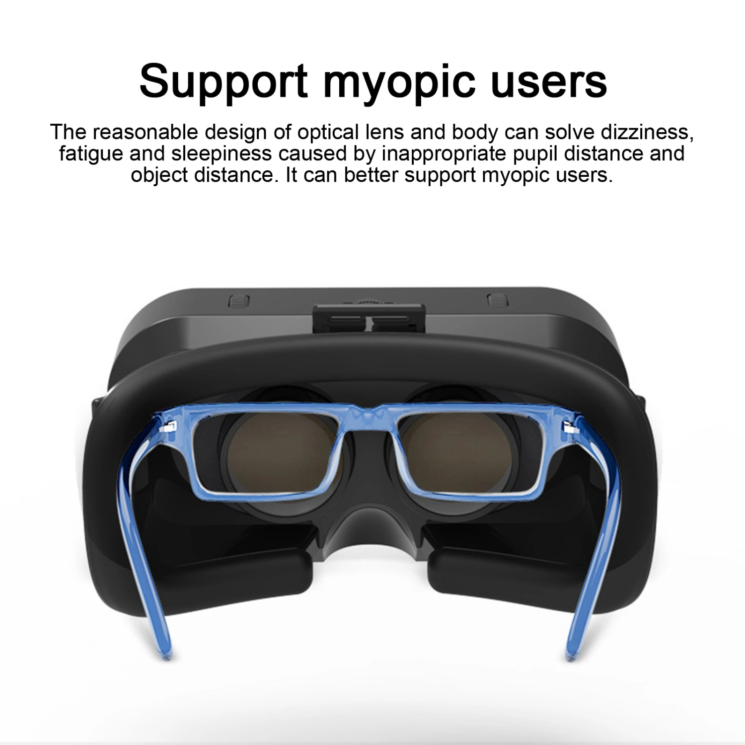Virtual Reality Glasses Smart Full Screen 3D VR Headset Helmet Phone Lenses for Smartphones