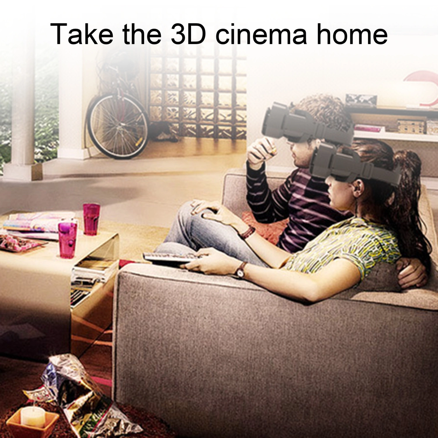 Virtual Reality Glasses Smart Full Screen 3D VR Headset Helmet Phone Lenses for Smartphones