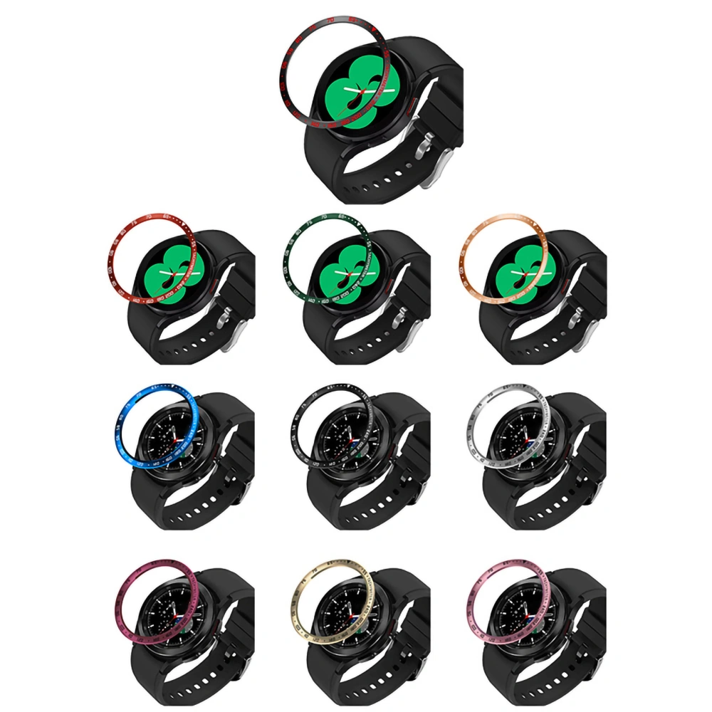 Watch Bezel Hard Stainless Steel 42mm/46mm Watch Frame Protective Cover Ring for Samsung Galaxy Watch 4 Classic