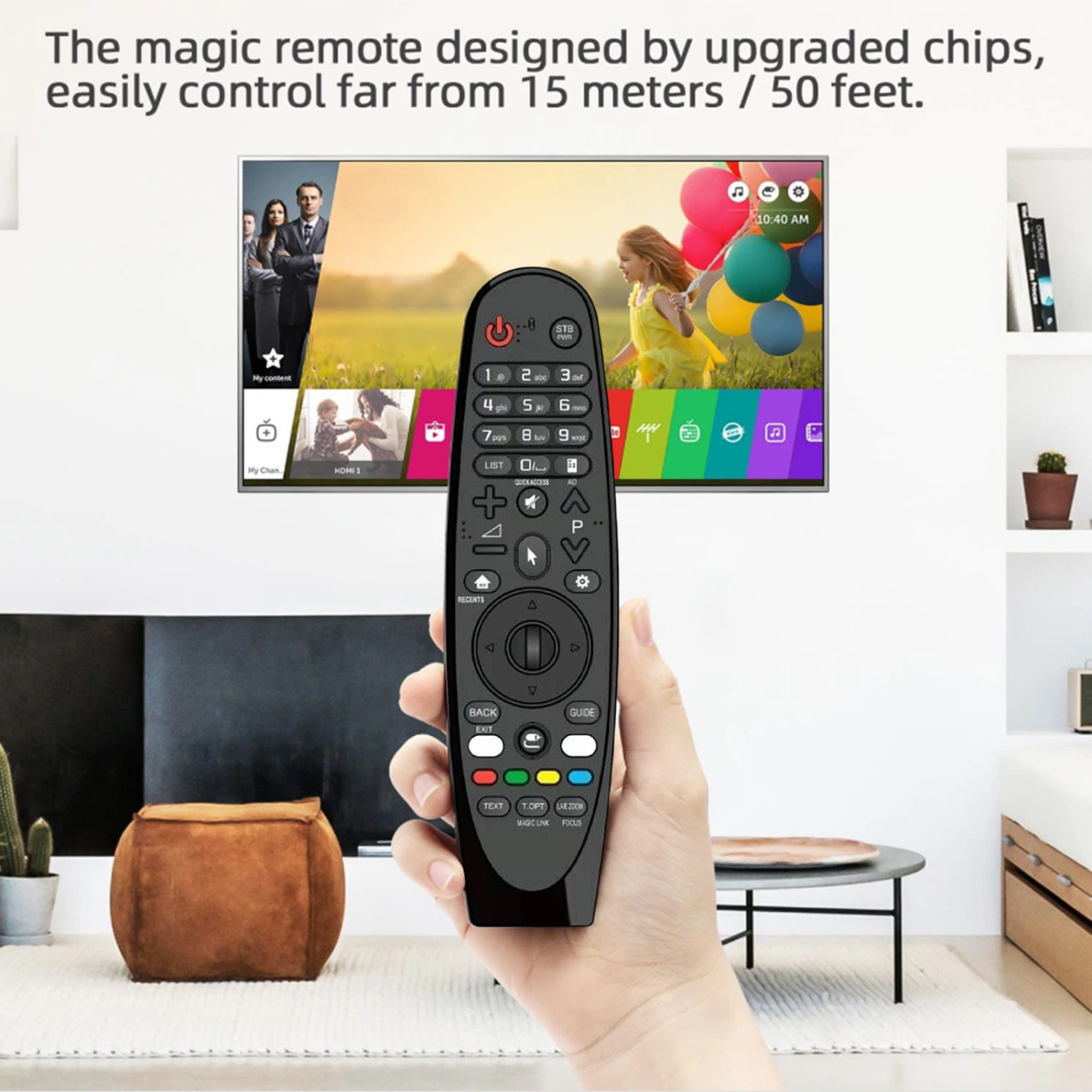 AN-MR18BA Smart Remote Control Sensitive Replacement 2.4G Mouse Control Function TV Wireless Remote Controller AKB75375501 for W8 E8 C8 B8 SK9500 SK9000 SK8070 SK800