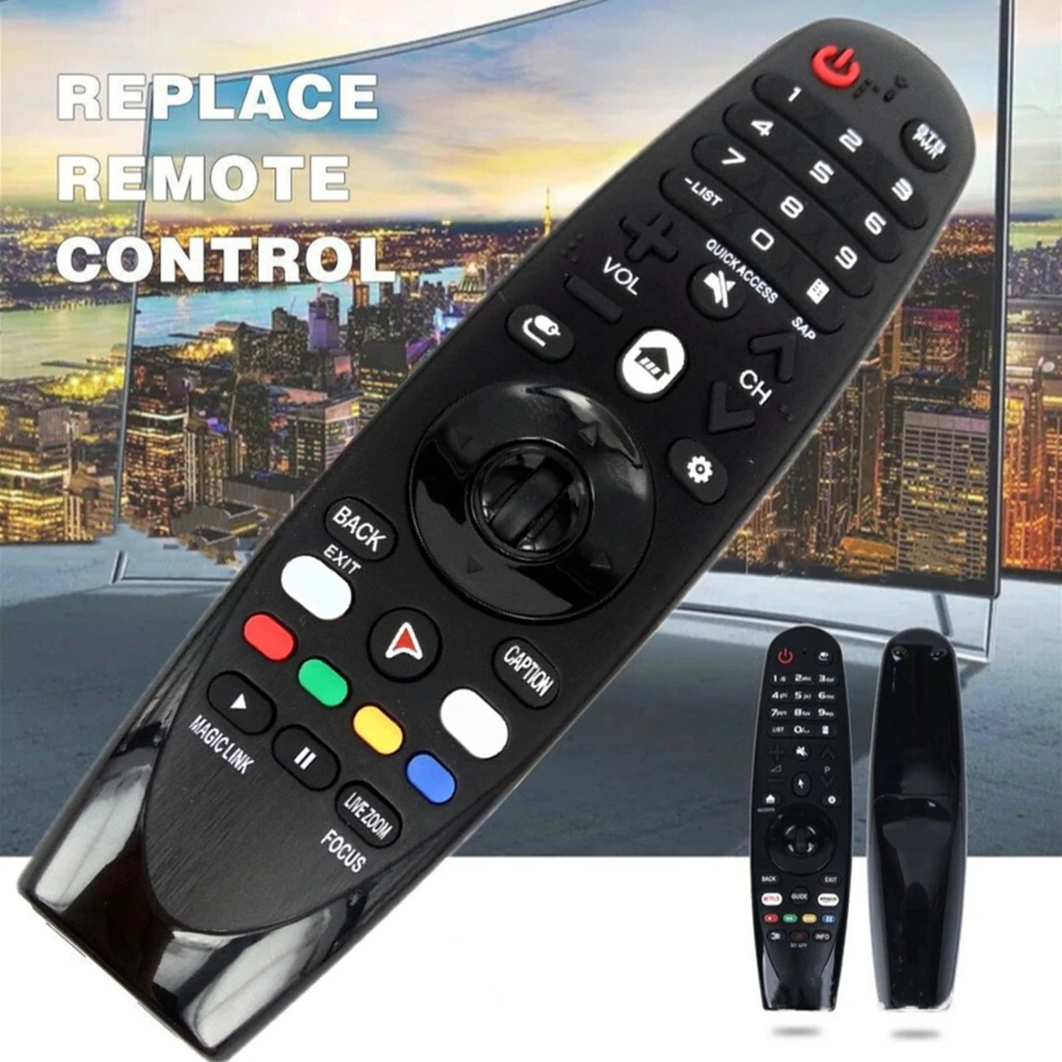 AN-MR18BA Smart Remote Control Sensitive Replacement 2.4G Mouse Control Function TV Wireless Remote Controller AKB75375501 for W8 E8 C8 B8 SK9500 SK9000 SK8070 SK800