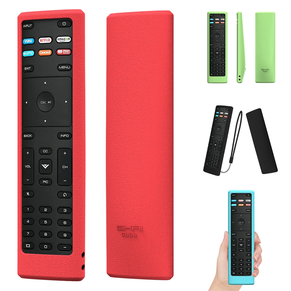 Soft Silicone Shockproof Protective Case Cover for VIZIO XRT136 Remote Control