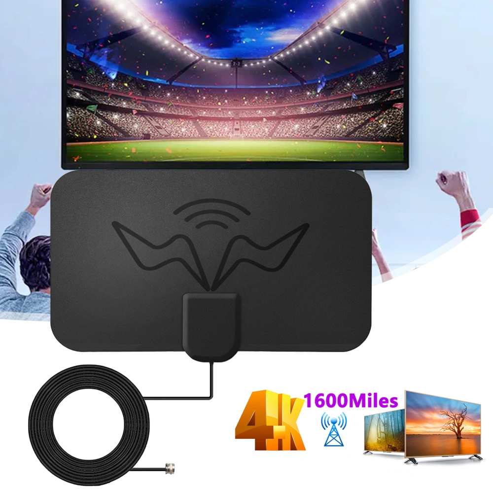 Digital Antenna 4K 1080P Fast Transmission Universal 1600 Miles DVB-T TVBOX HDTV Aerial for Indoor