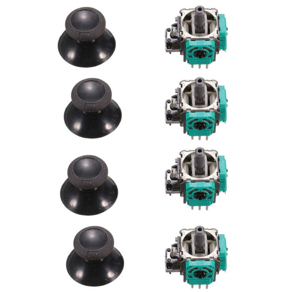 8Pcs Joystick Effective Compatibility Metal Replacement Analog Joystick Module for Household