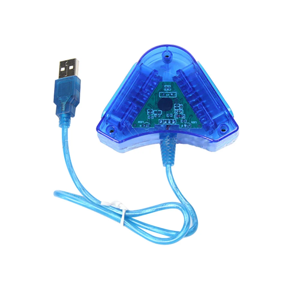 Triangle Wired USB Adapter Game Controller Converter Head Cable for PS2 Handle