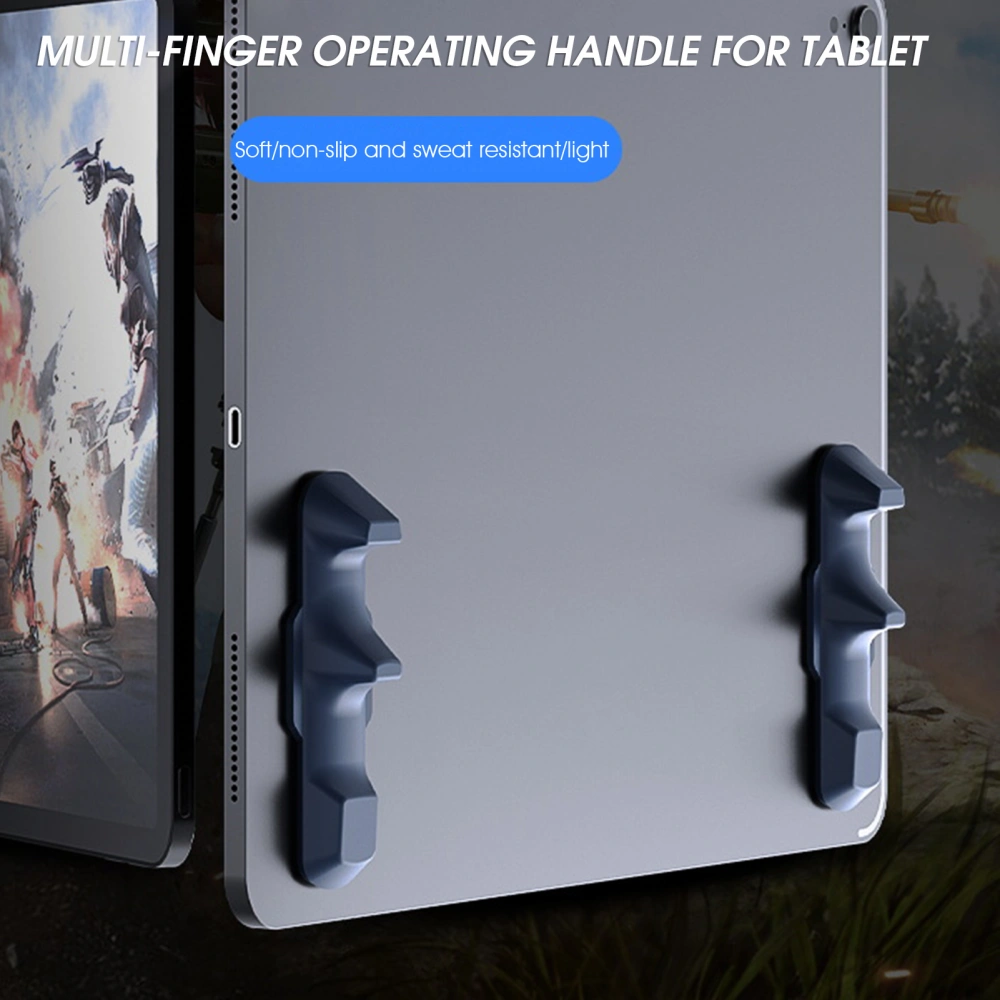 2Pcs Tablet Hand Rests High Temperature Resistant Ergonomic Anti-slip Wear-resistant Sweat-proof Hold Your Tablet Reusable Self-absorbing Tablet Brackets for Gaming