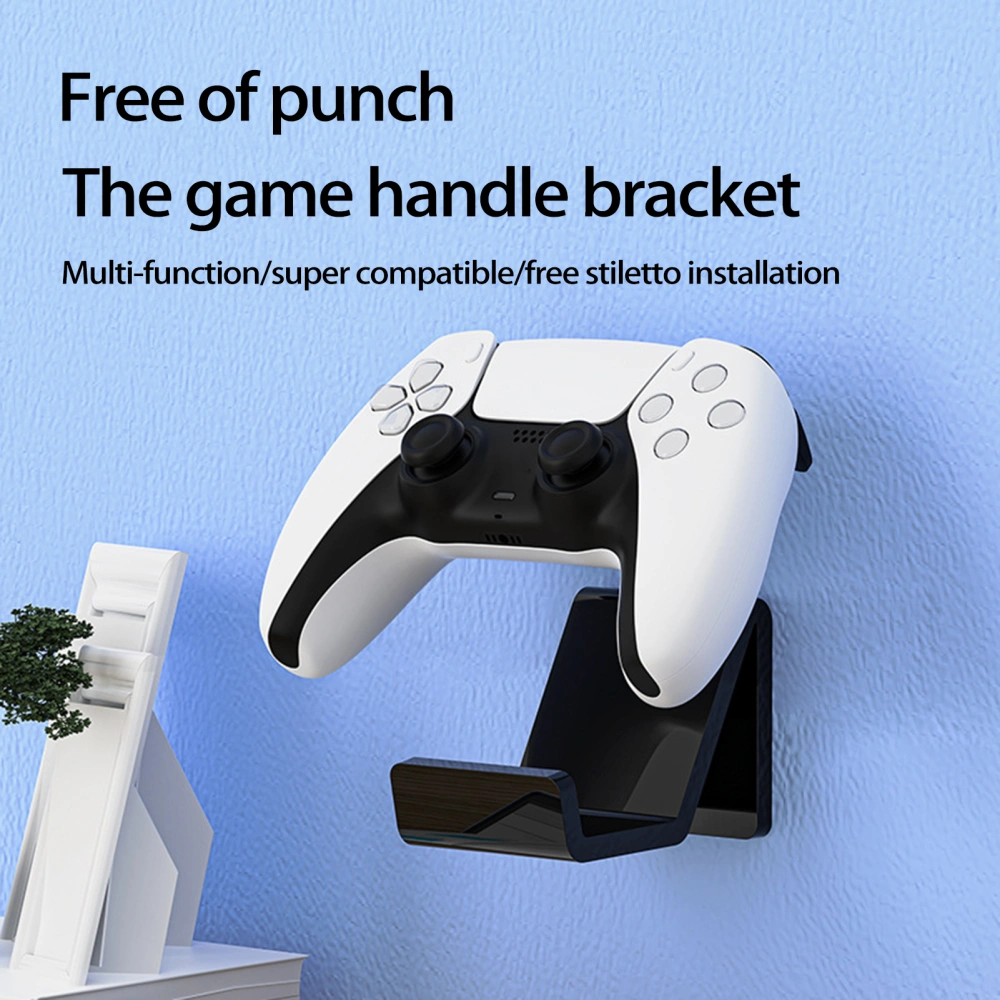 Game Handle Holder Wall Mounted Stable Base Headphone Hook Desktop Gamepad Display Stand Home Supply