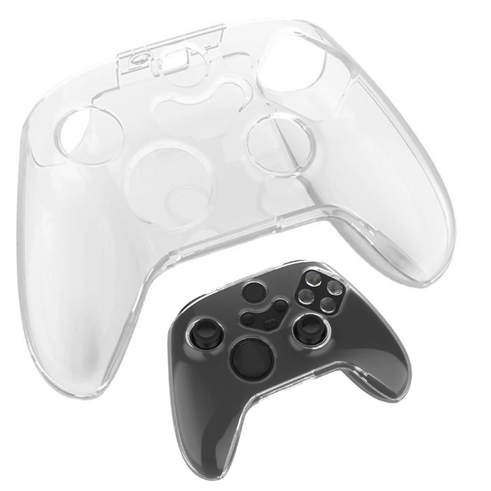 Drop-Resistant Transparent Shell Protective Cover for Xbox Series S/X Gamepad