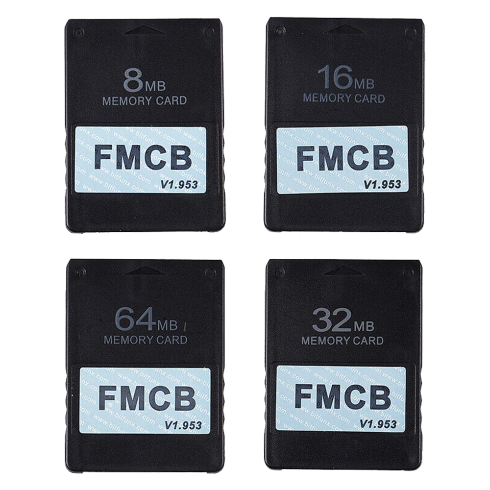 Game Console Memory Card Slim High Speed 8MB/16MB/32MB/64MB FMCB Free MCboot v1.953 Gaming Data Storage Card for PS2