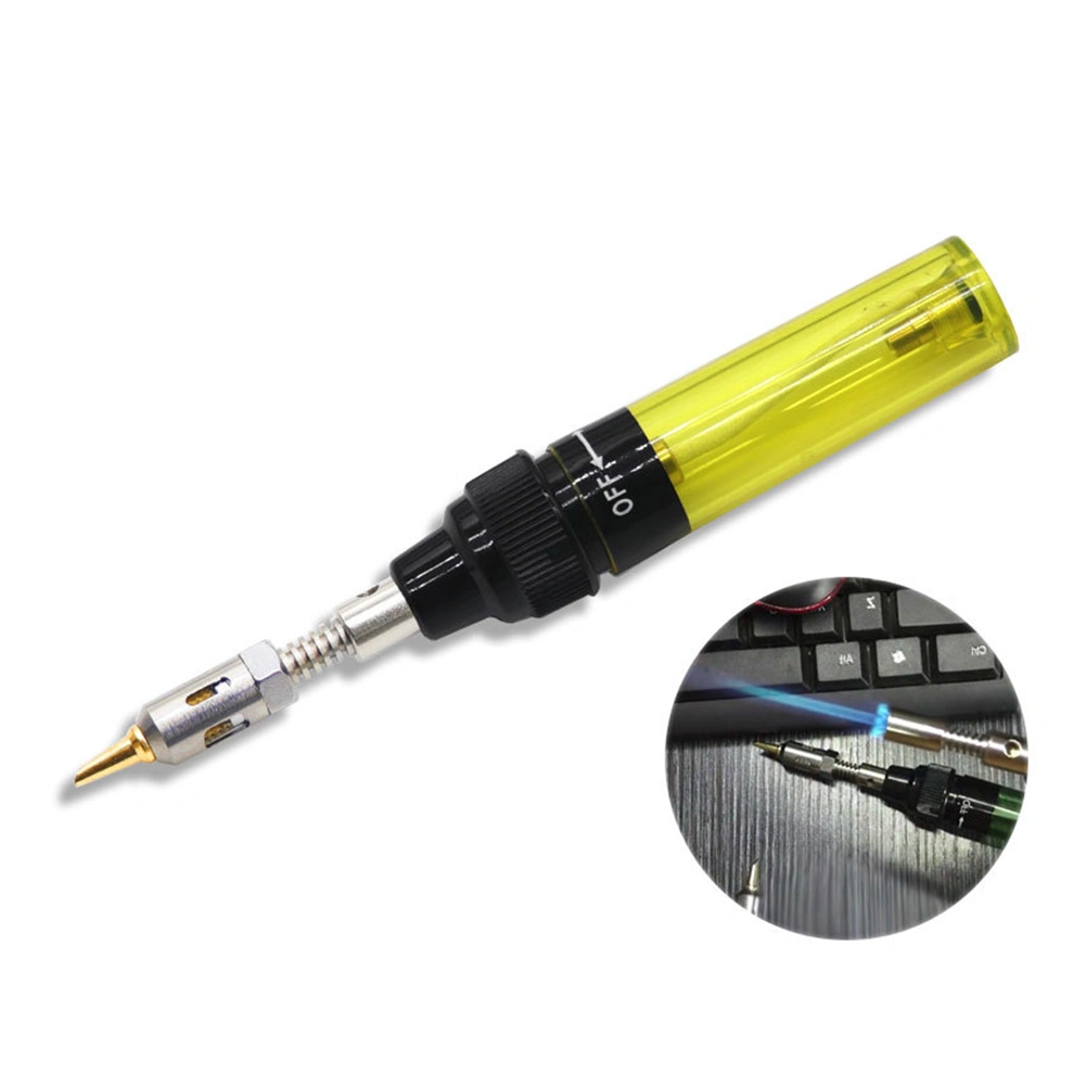 Portable Cordless DIY 3 in 1 Pen Shape Butane Gas Soldering Iron Repairing Tool
