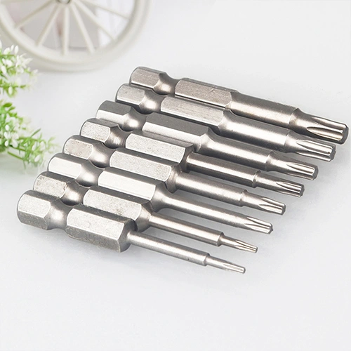 8Pcs Magnetic 0.25 Inch Handle Tamper Star Torx Socket Screwdrivers Tool Set