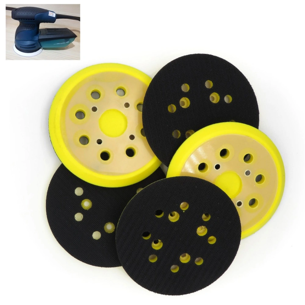 5-Inch 8 Holes 4 Nails Sander Base Pad Electric Grinder Replacement Polish Disc