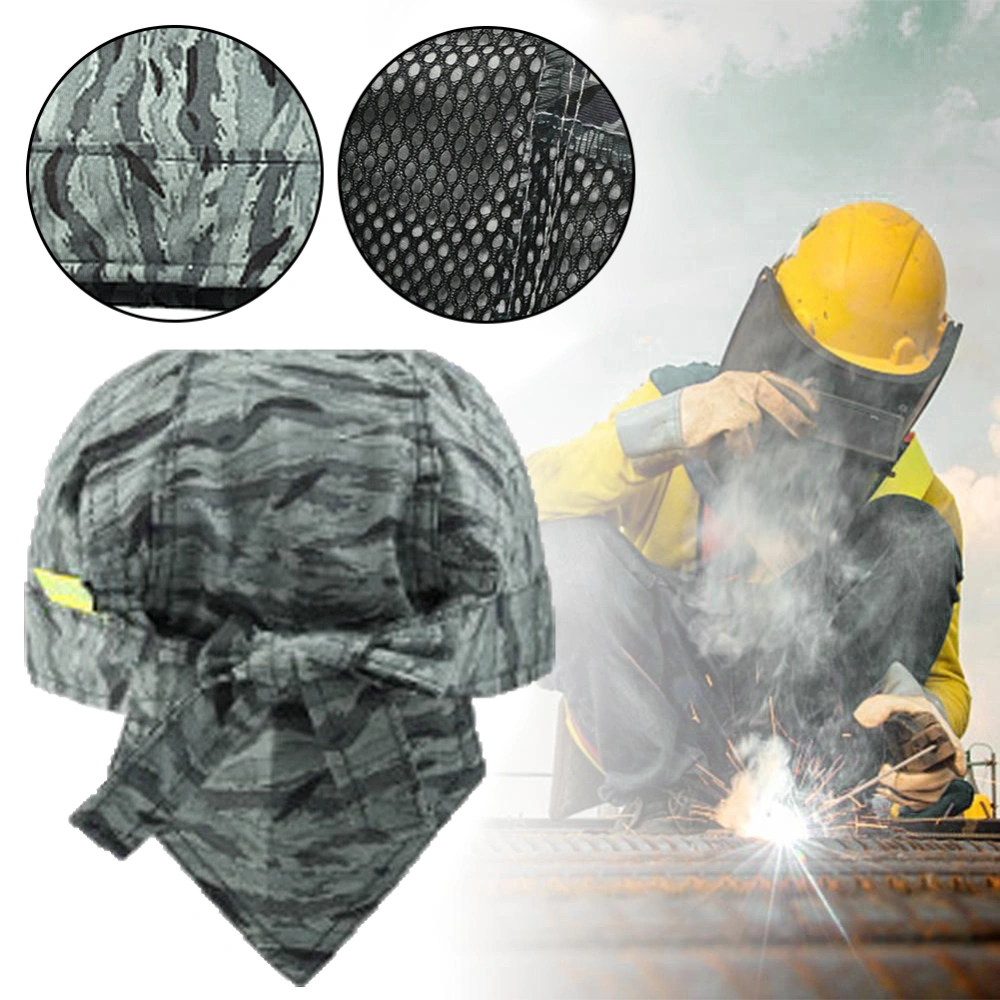 Washable Flame Resistant Bandana Sweat Absorption Hat Protect Work Welding Cap