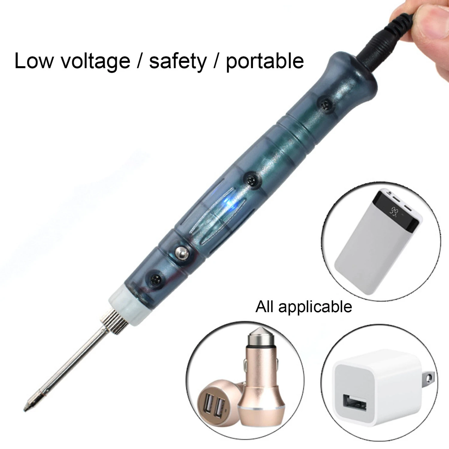 Electric Soldering Iron Portable Stable Performance USB Professional Lightweight Welding Pen for Welding