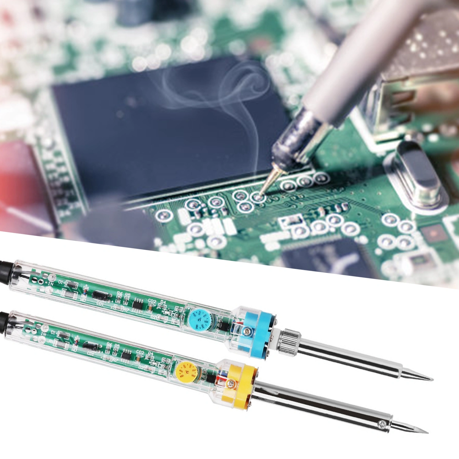 907/905 High Efficiency Electric Solder Iron Ceramic Heating Core Stable Performance CN Plug Soldering Iron Pen for Electronic Circuit Repair