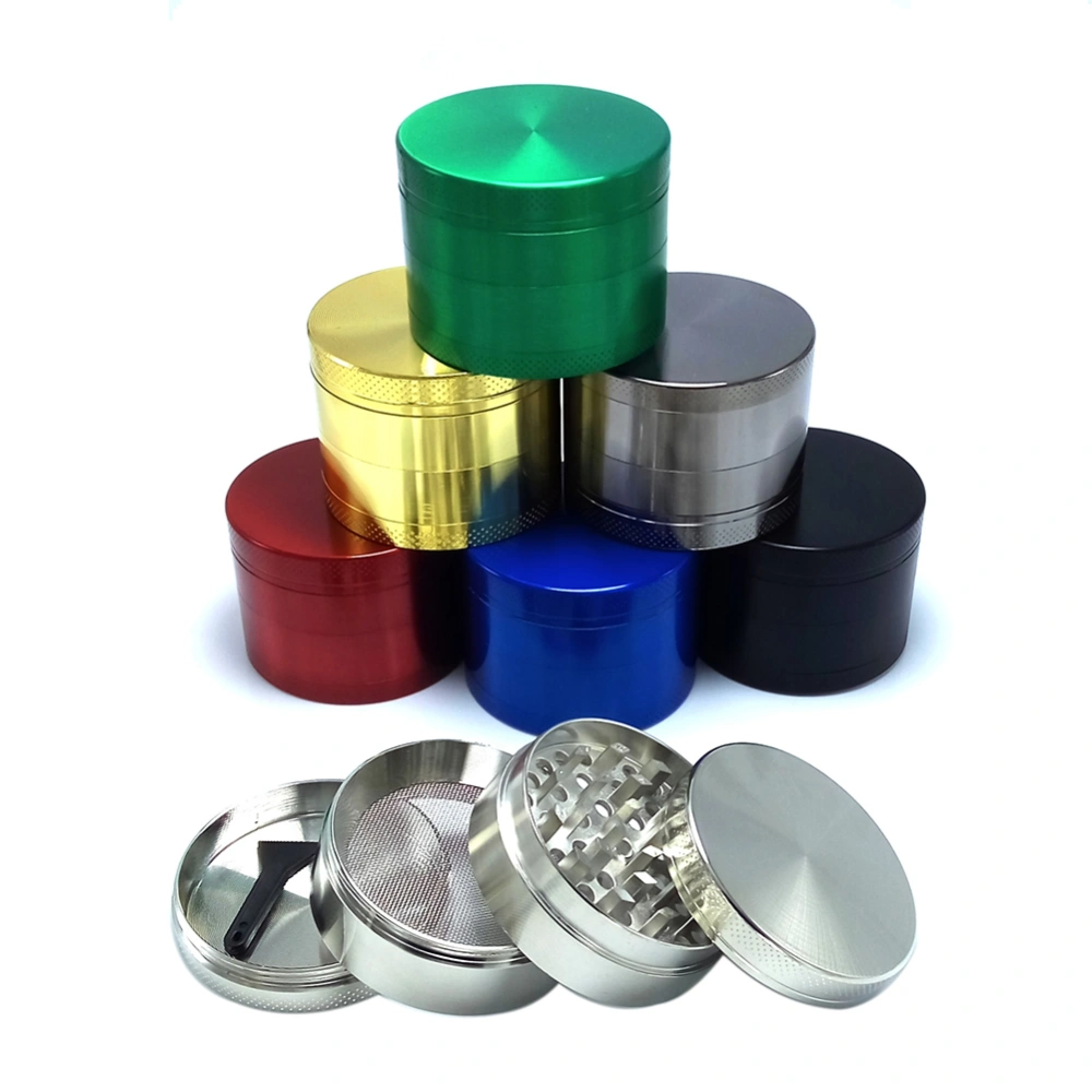 40mm 4 Layers Metal Grinder Tabacco Herb Spice Crusher Cigarettes Grinding Tools