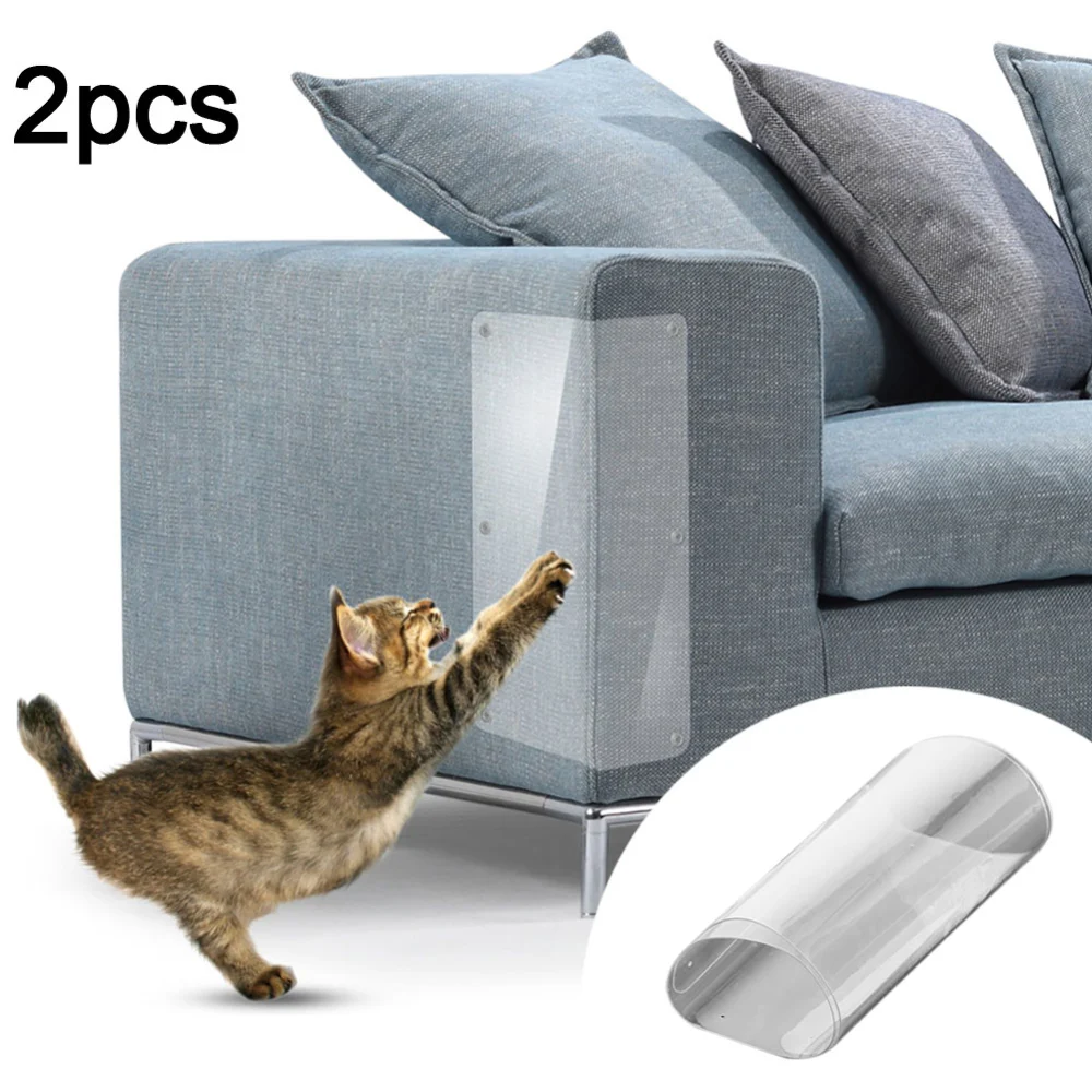 2Pcs Anti Scratch Pet Cat Claw Scratching Furniture Guards Sofa Couch Protector