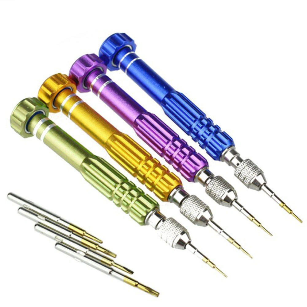 5 in 1 Magnetic Steel Screwdriver Bits Hand Repair Tool for iPhone Watch Phone