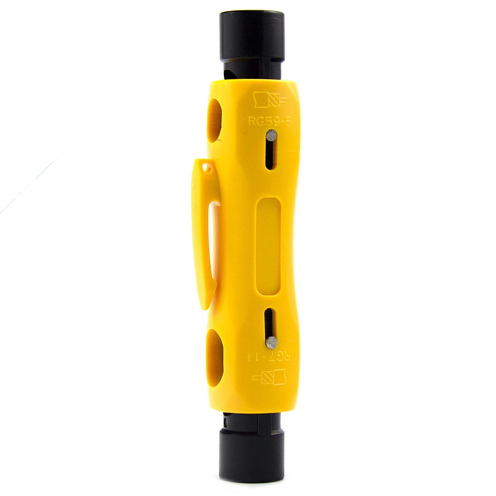 Multifunctional RG59 RG6 RG7 RG11 Coaxial Cable Stripper Cutter Stripping Tool