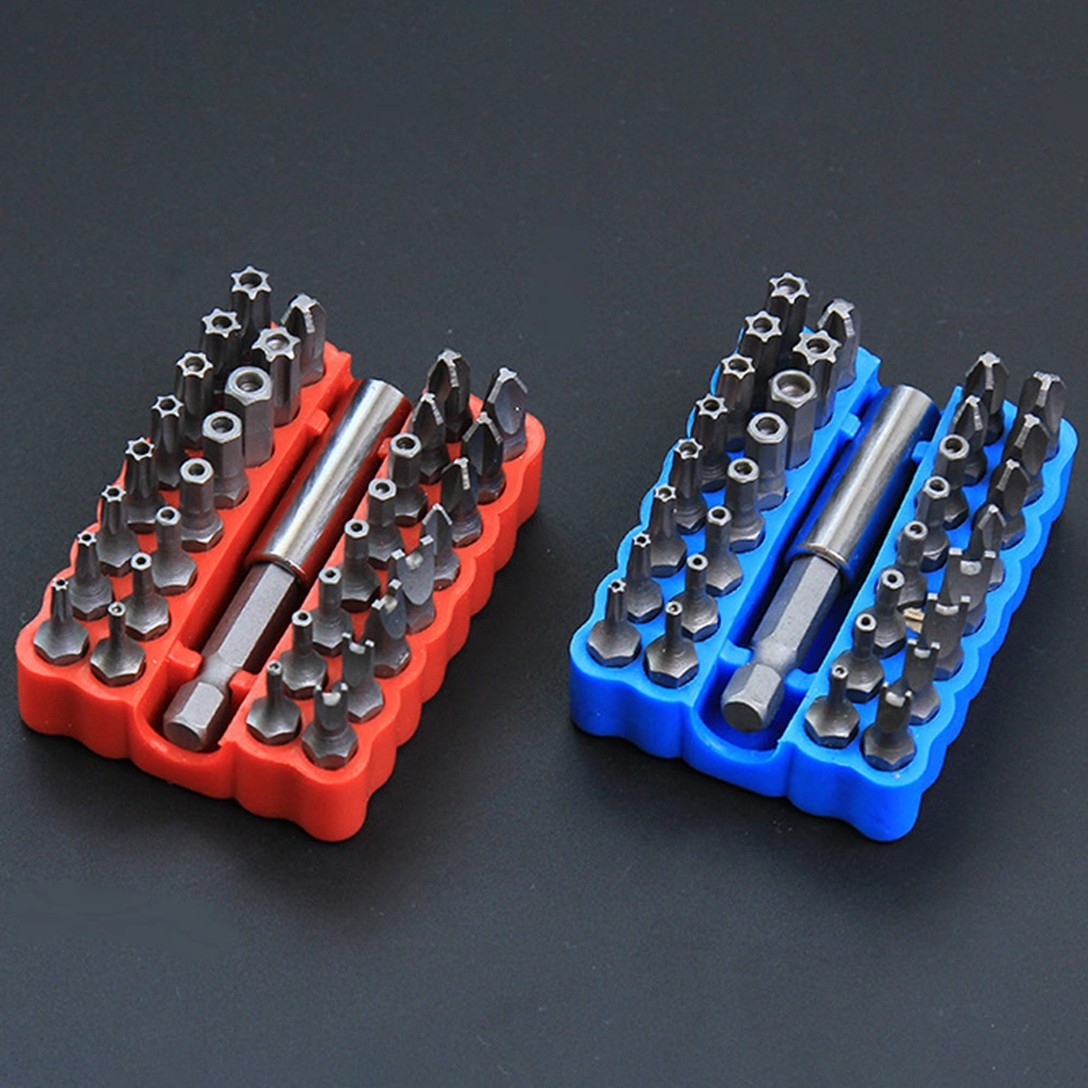 33Pcs Hollow/Solid Tips Electric Screwdriver Torx Spanner Security Bit Head Set