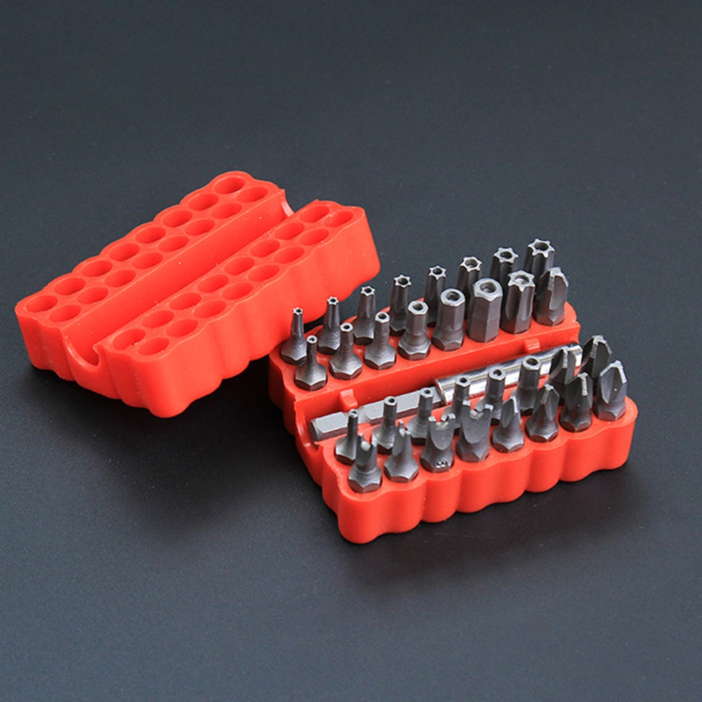 33Pcs Hollow/Solid Tips Electric Screwdriver Torx Spanner Security Bit Head Set