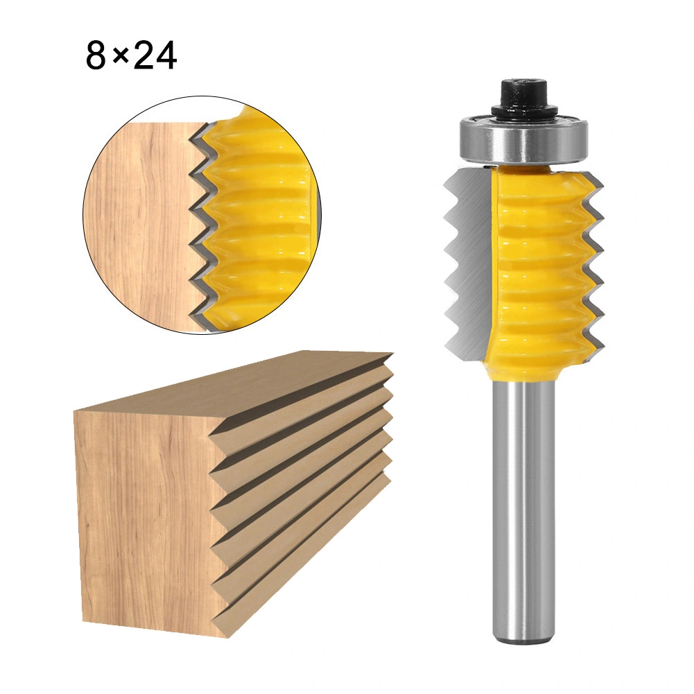 8mm Shank Solid Router Bit Woodworking Drilling Milling Cutter Carpentry Tool