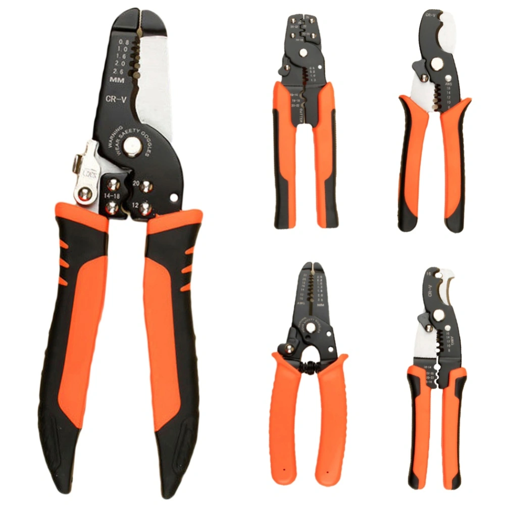 Multifunction Wire Stripper Cable Crimper Automatic Terminal Cutter Pliers Tool