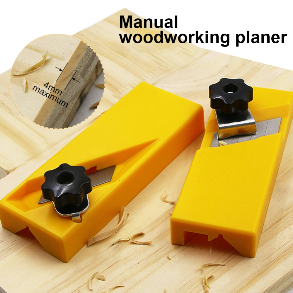 Manual Woodworking Planer Plasterboard Right/Flat Angle Carpenter Chamfer Tool