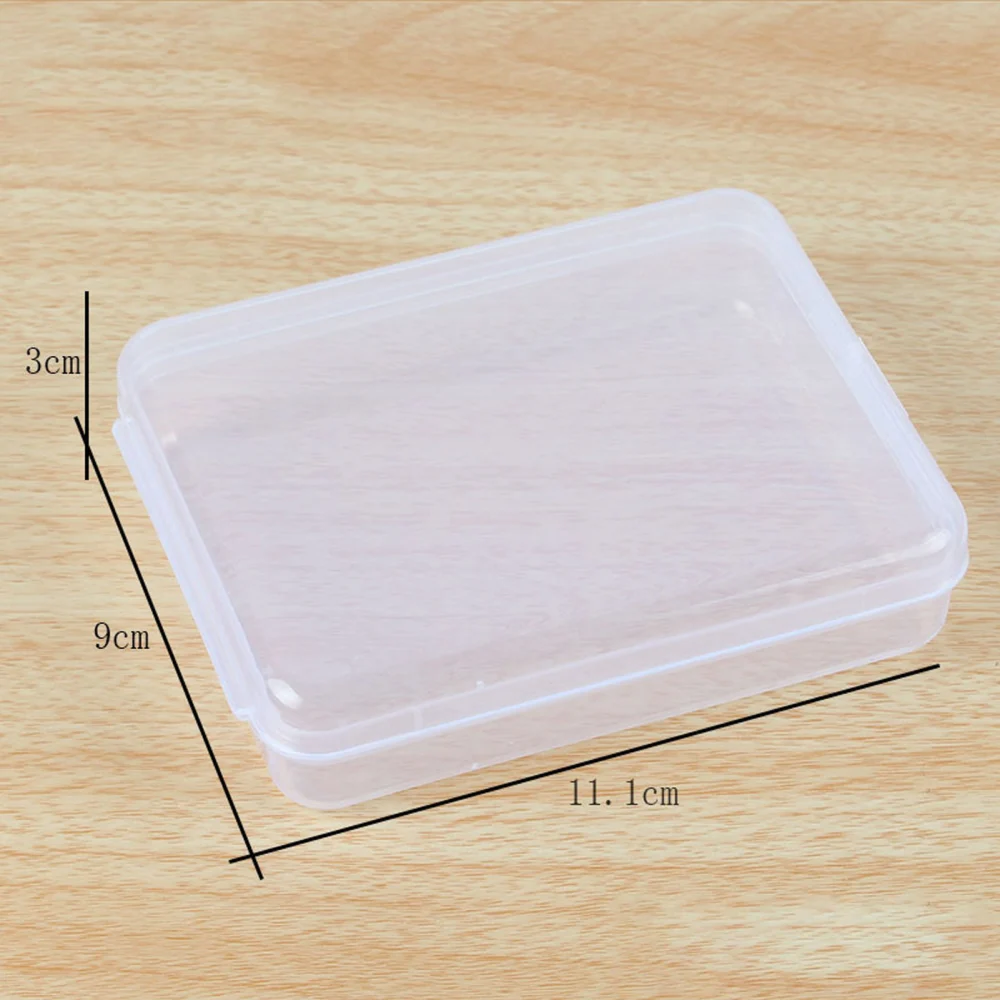 Face Cover Container Experiment Small Flat Clear Teaching Equipment Storage Box