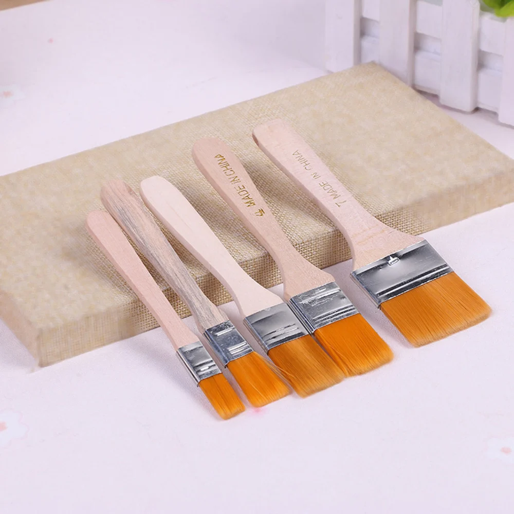 Artistic Wooden Handle Painting Brush Art Supplies for Acrylic Oil Watercolor