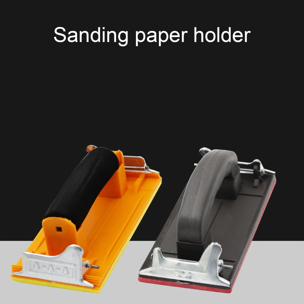 Handheld Wall Woodworking Grinding Polished Matte Paper Sandpaper Holder Tool