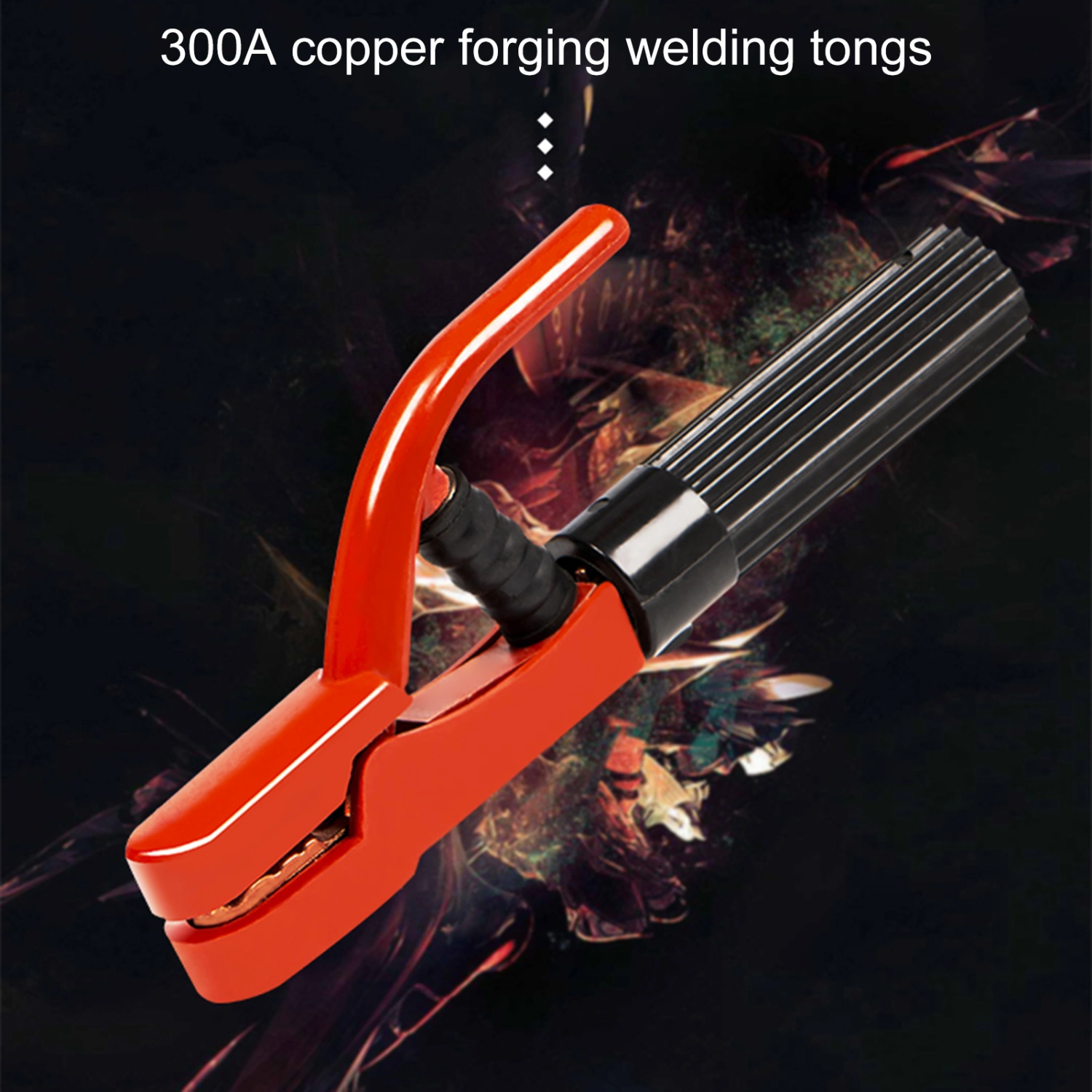Electrode Holder Insulated Low Resistance Copper Professional Insulation Electrode Clamp for Welding Rod