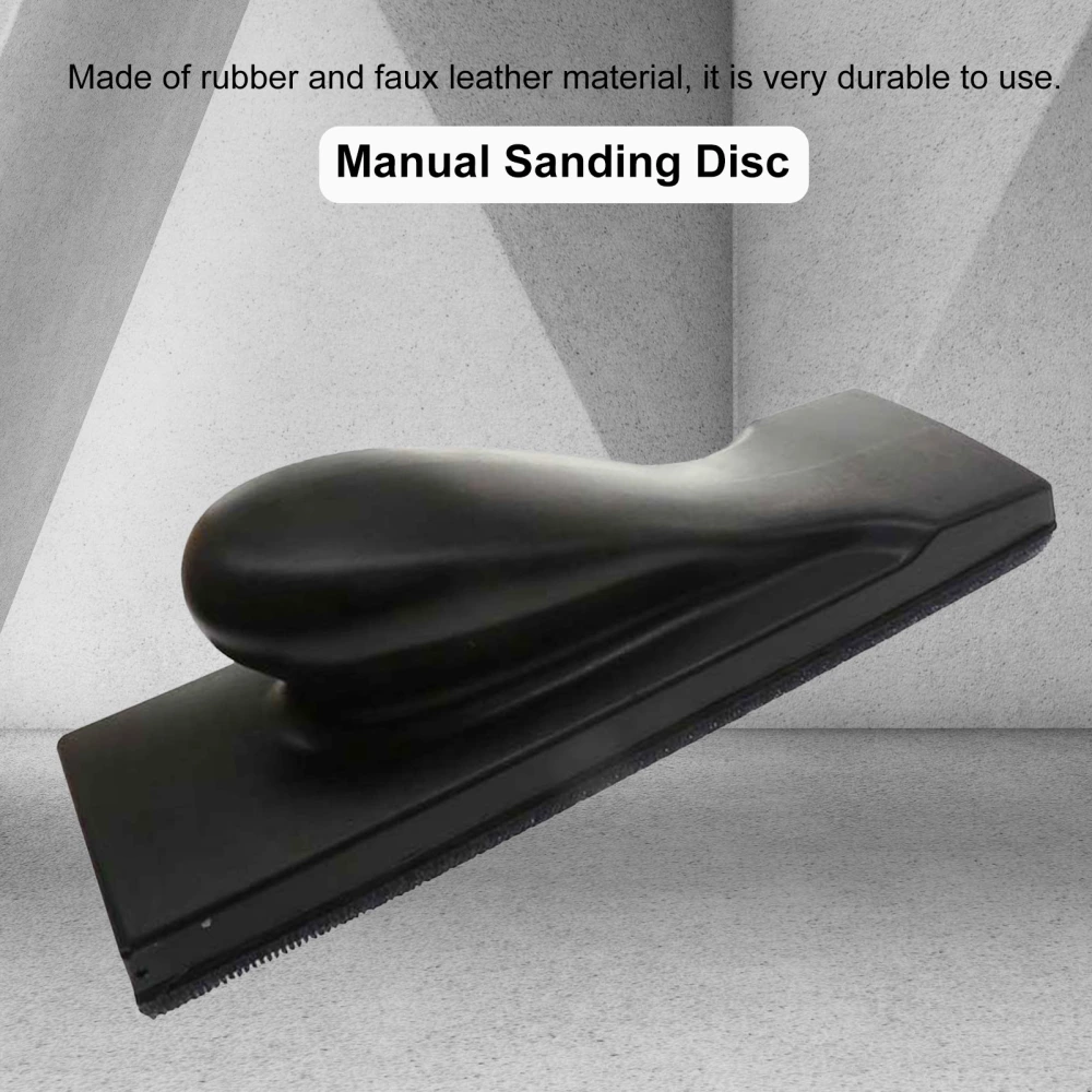 Manual Sanding Plate Self-adhesive Comfortable to Hold Grinding Tools Dedicated Sander Grinder Plate for Wood