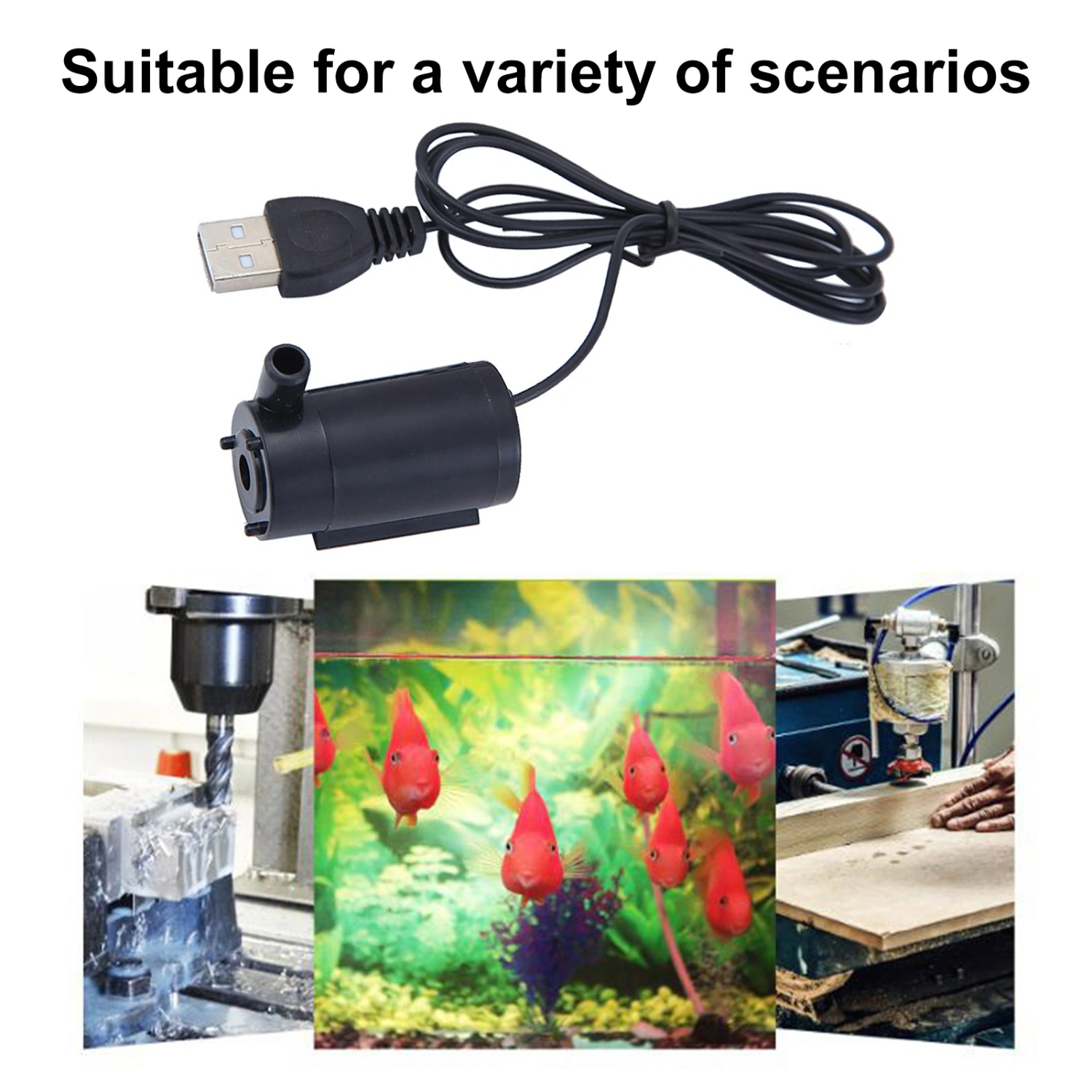 Micro Pump Low Voltage Miniature Fish Tank Pump Water Fountain Pump Household Supply