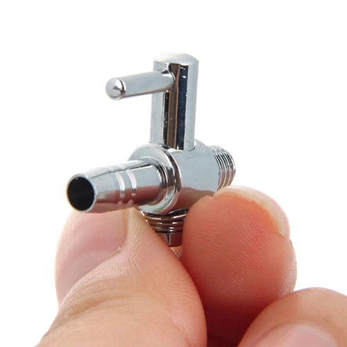 1Pc Thread Stainless Steel Aquarium Air Flow Distributor Lever Control Valve