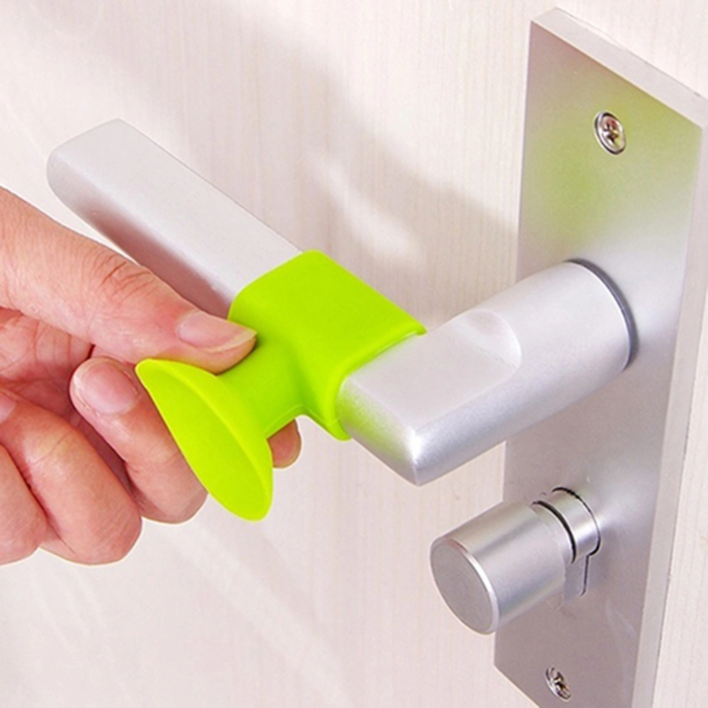 Creative Door Handle Protective Crash Pad Lock Wall Silencer Anti-Collision Sucker