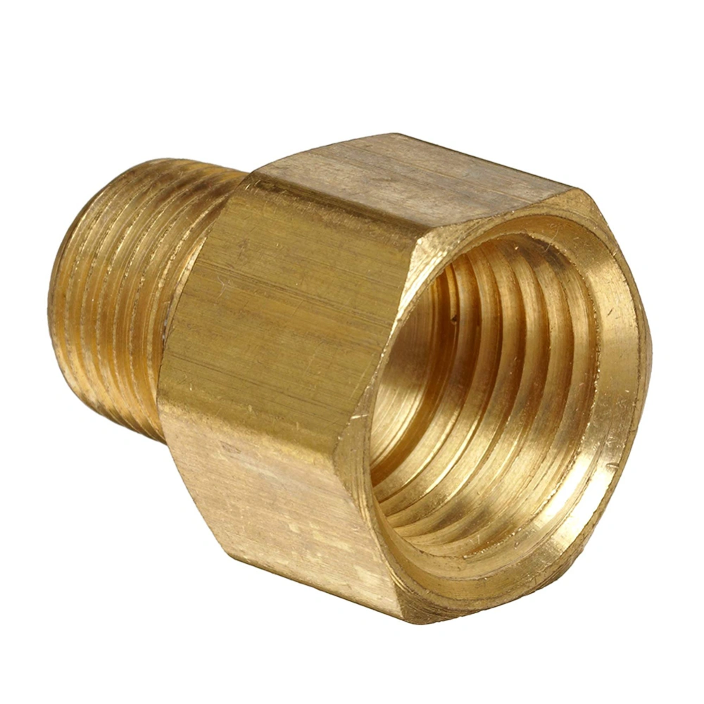 Metal Brass 3/8inch Male to 1/2 inch Female Pipe Fitting Adapter Screw Connector