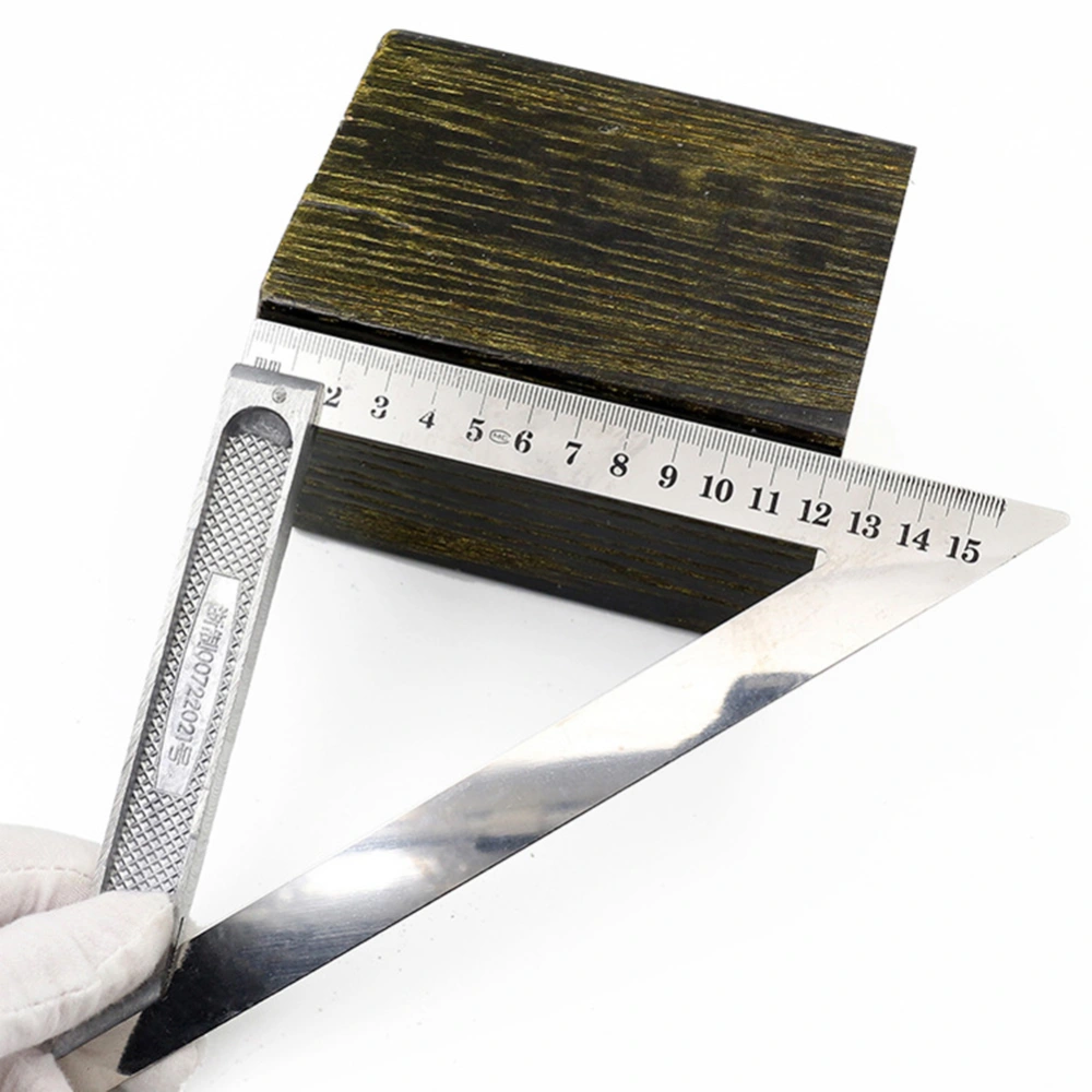 150mm Portable Aluminum Alloy Triangle Square Ruler Woodworking Measuring Tool