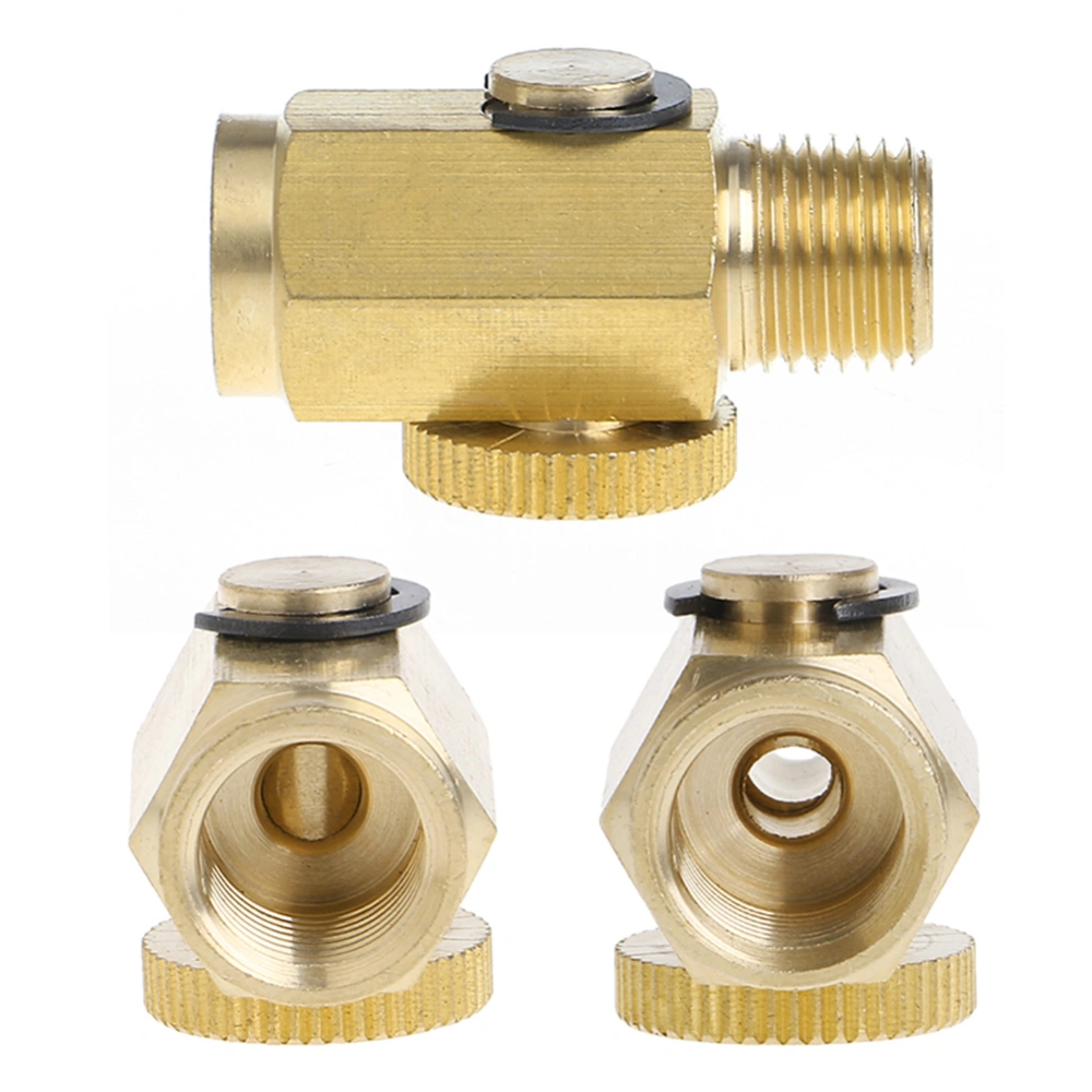 1/4inch NPT Thread Brass Air Flow Regulator Compressor Adjust Valve Control Tool