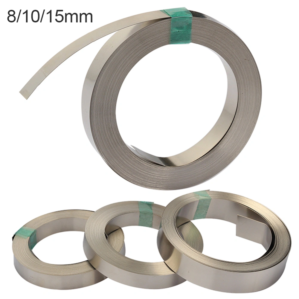 10M 8mm x 0.15mm Ni Plated Nickel Strip Connector Tape for Battery Spot Welding