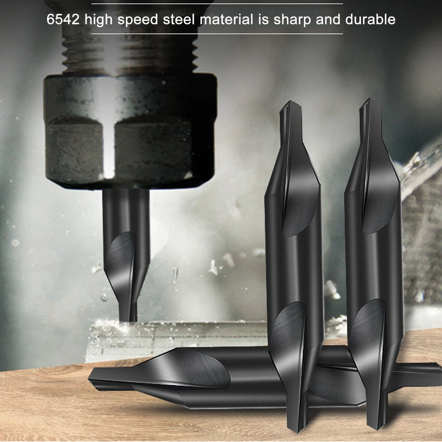 Stainless Steel Center Drill Bit Countersink Metalworking Drilling Hand Tool