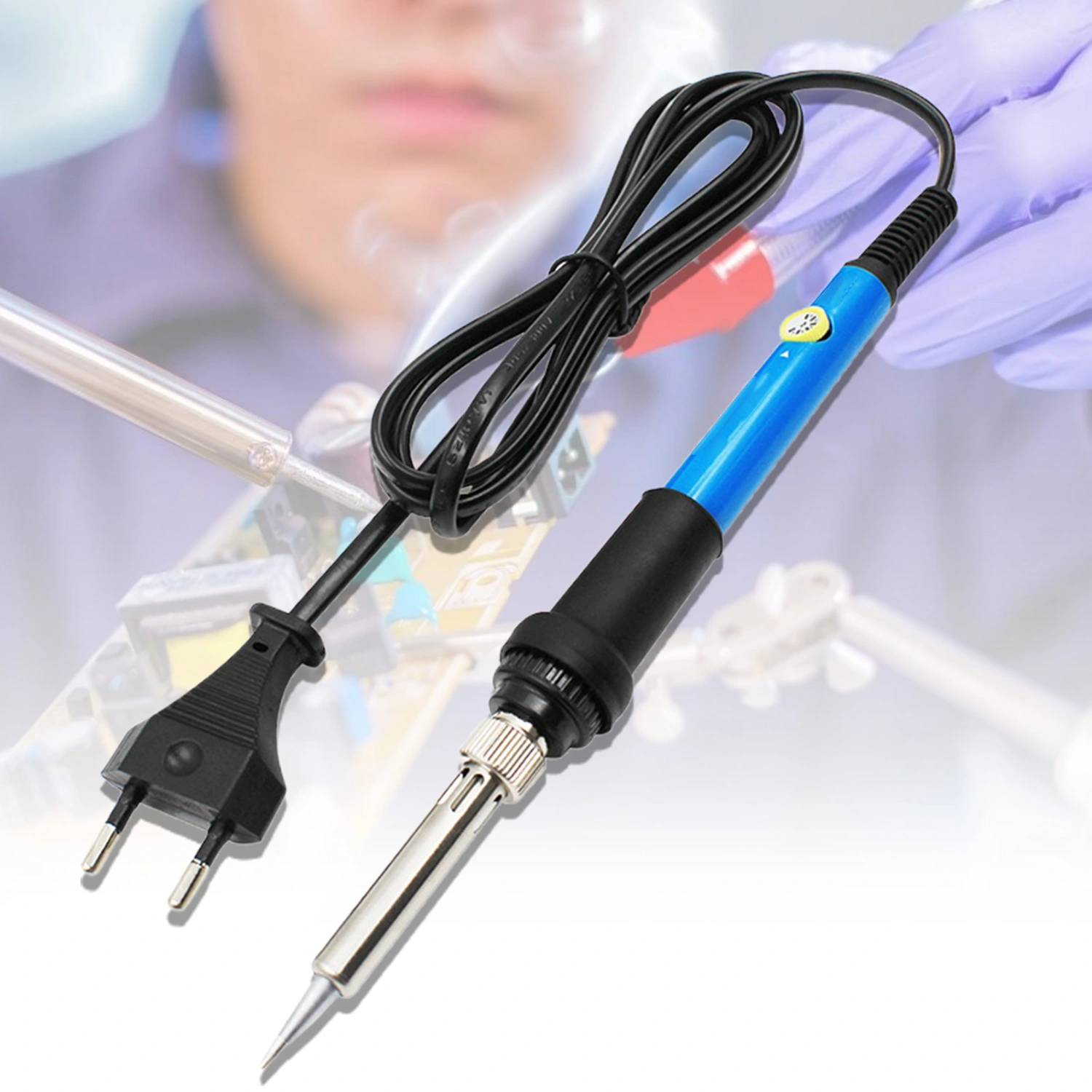 Welding Pen Quick Heat Adjustable Temperature 60 Watt Portable Soldering Tool for Jewelry Restoration