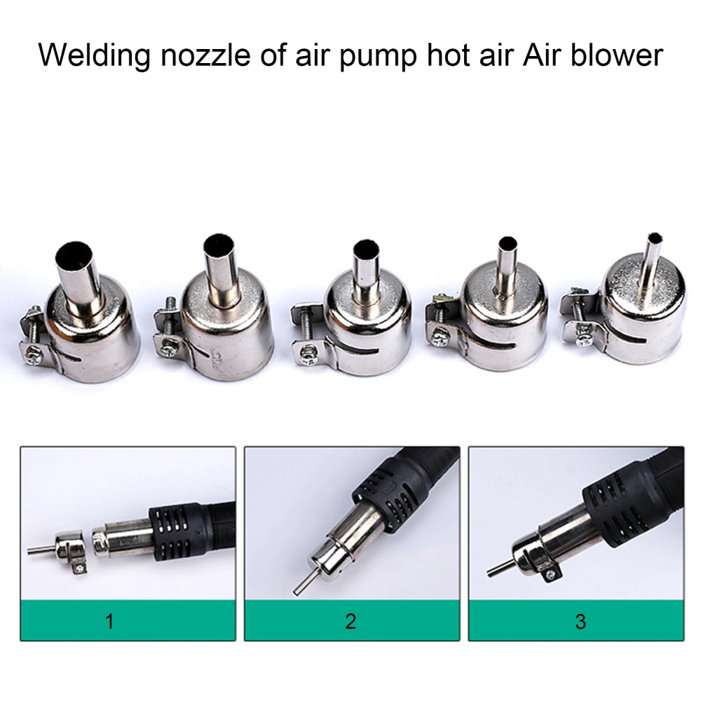 Stainless Steel 3-12mm 850B Pump Heat Hot Air Nozzle Slodering Welding Tool