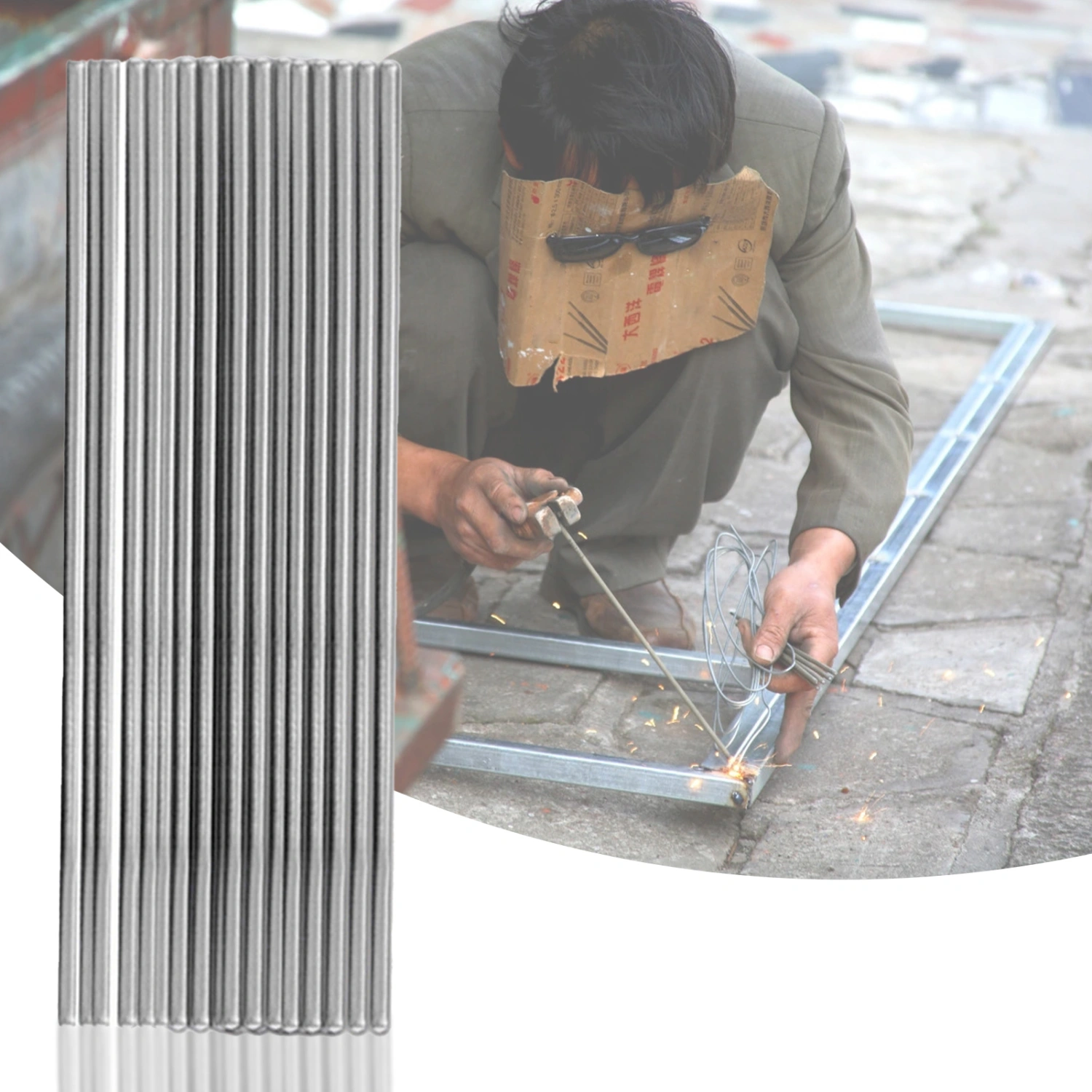 10/20/50Pcs 1.6/2.0mm Welding Rods Low Temperature High Strength Repair Tools Aluminum Flux Cored  Welding Wires for Radiator