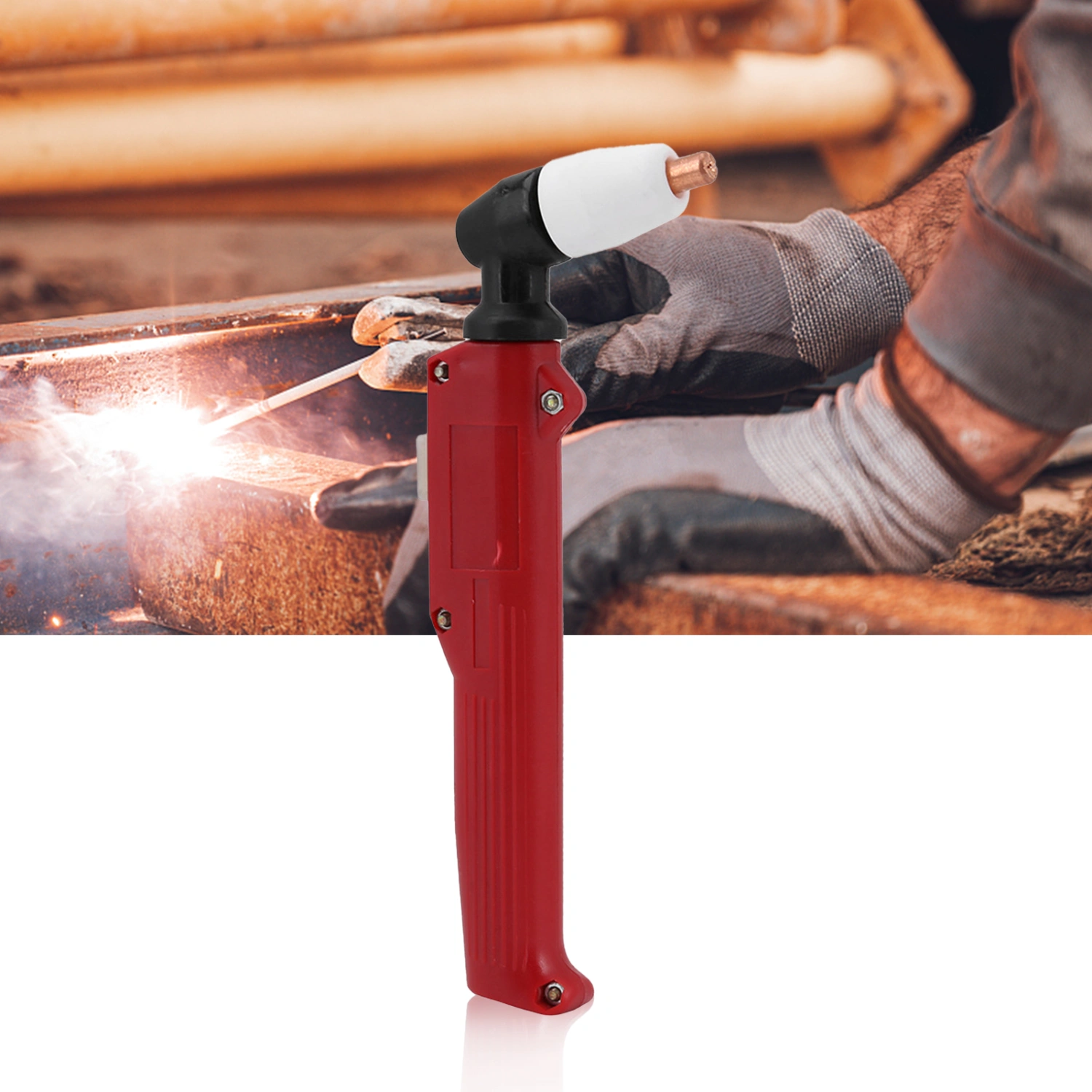 PT-31/LG-40 Plasma Cutting Torch Head Body High Adaptability Easy to Replace Cutting Torch Accessories Air Plasma Cutter Torch Body for Industry